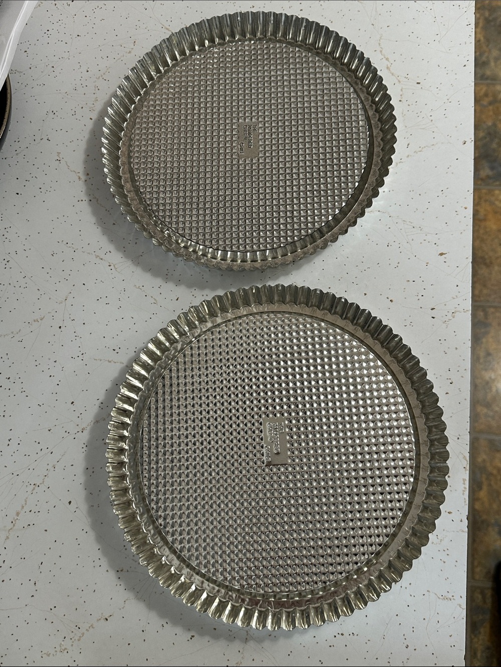 Pampered Chef Flan pans set of 2